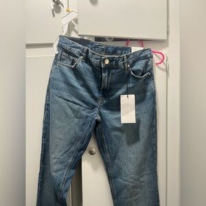 Zara Straight Leg Blue Jeans